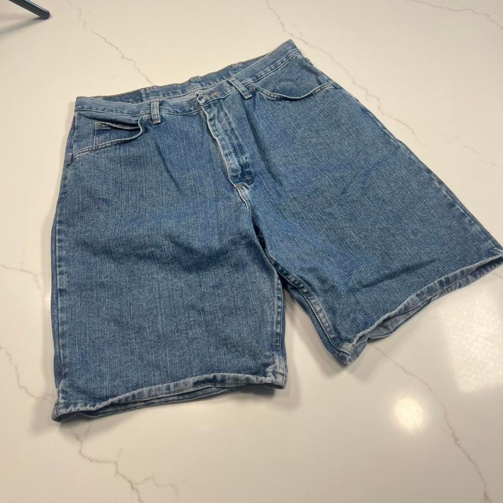 Vintage wrangler denim shorts jorts‎ baggy wide leg skater summer essential